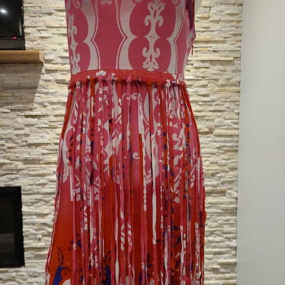 Bebe Fringes Cotton Dress - Picture 5 of 8